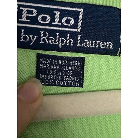 Ralph Lauren Polo Shirt Mens 3XB XXXL BIG Green Short Sleeve 100% Cotton - Picture 3 of 11